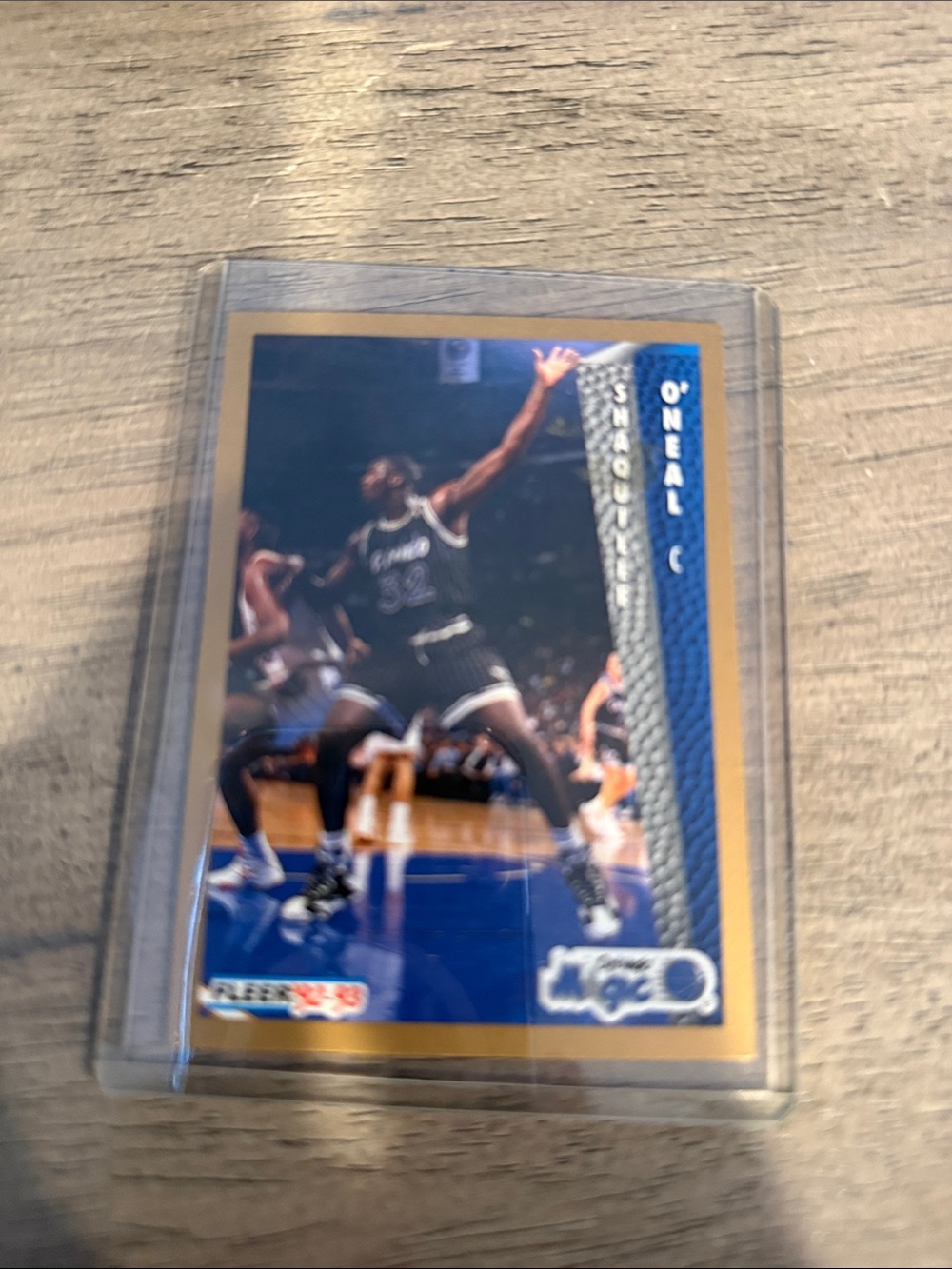 1992-93 Fleer #401 Shaquille O'Neal rookie card